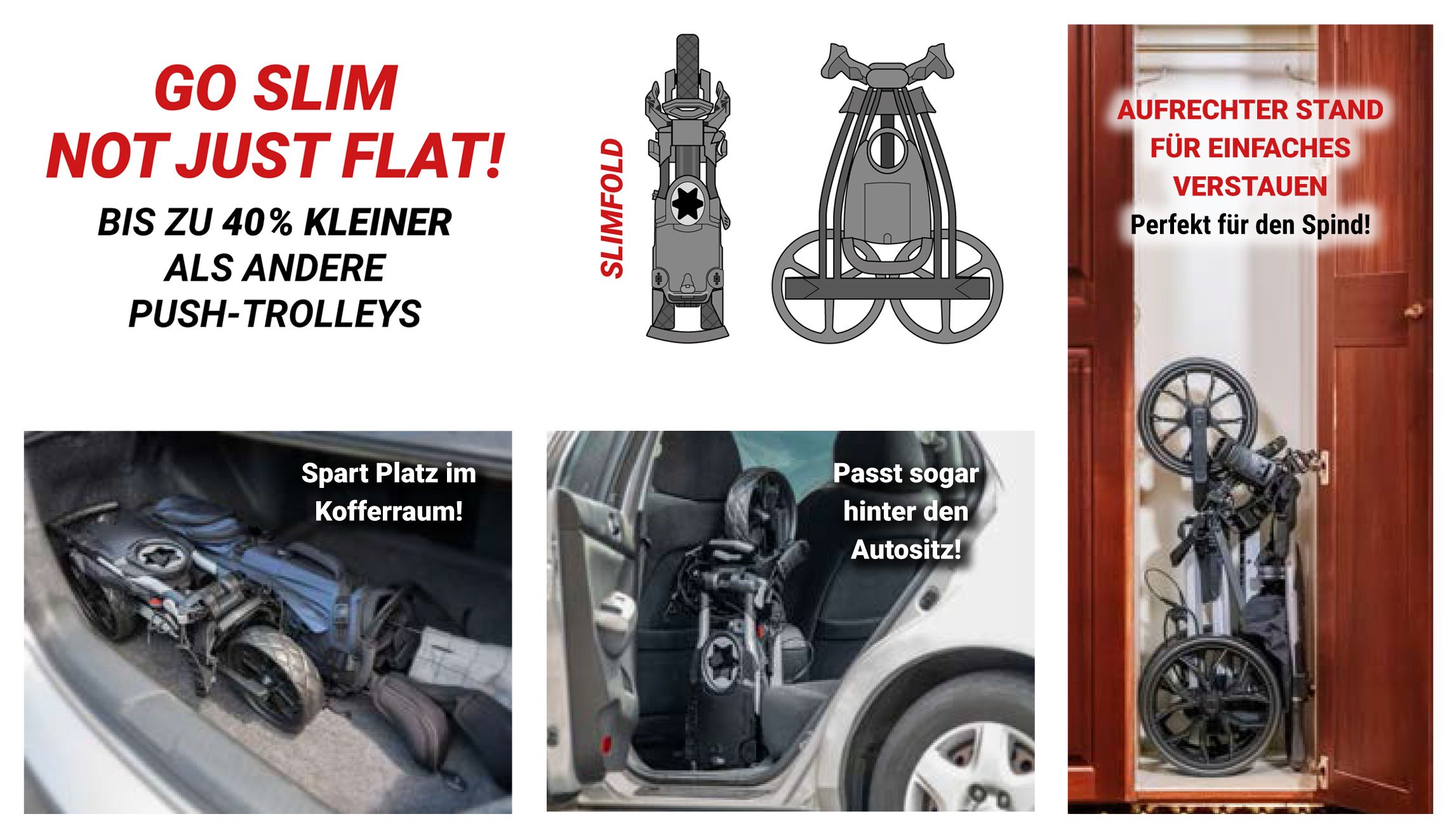 Bag Boy Slimfold Verstauen