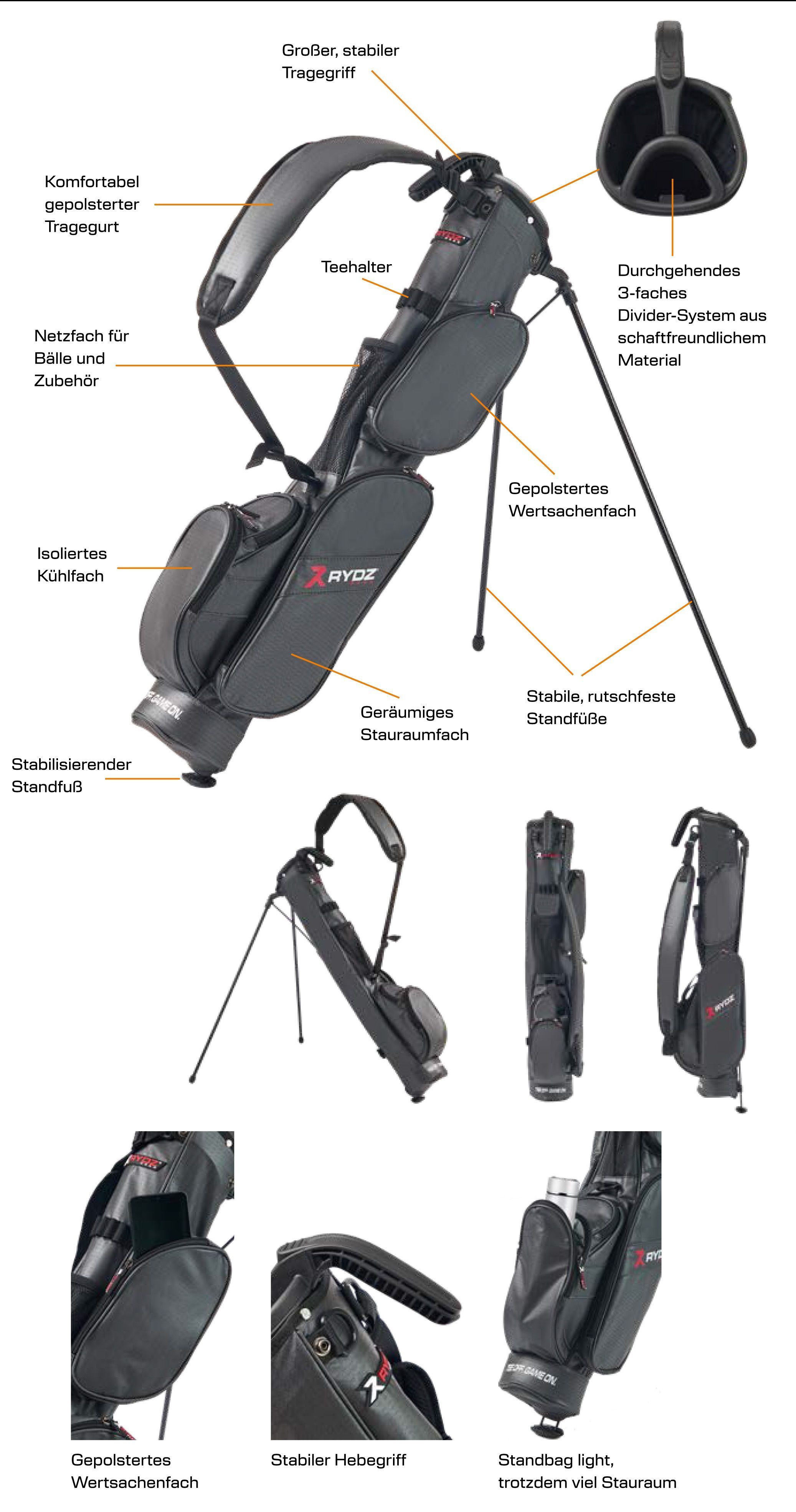 Rydz Gear Eazypeazy WR Standbag Specs