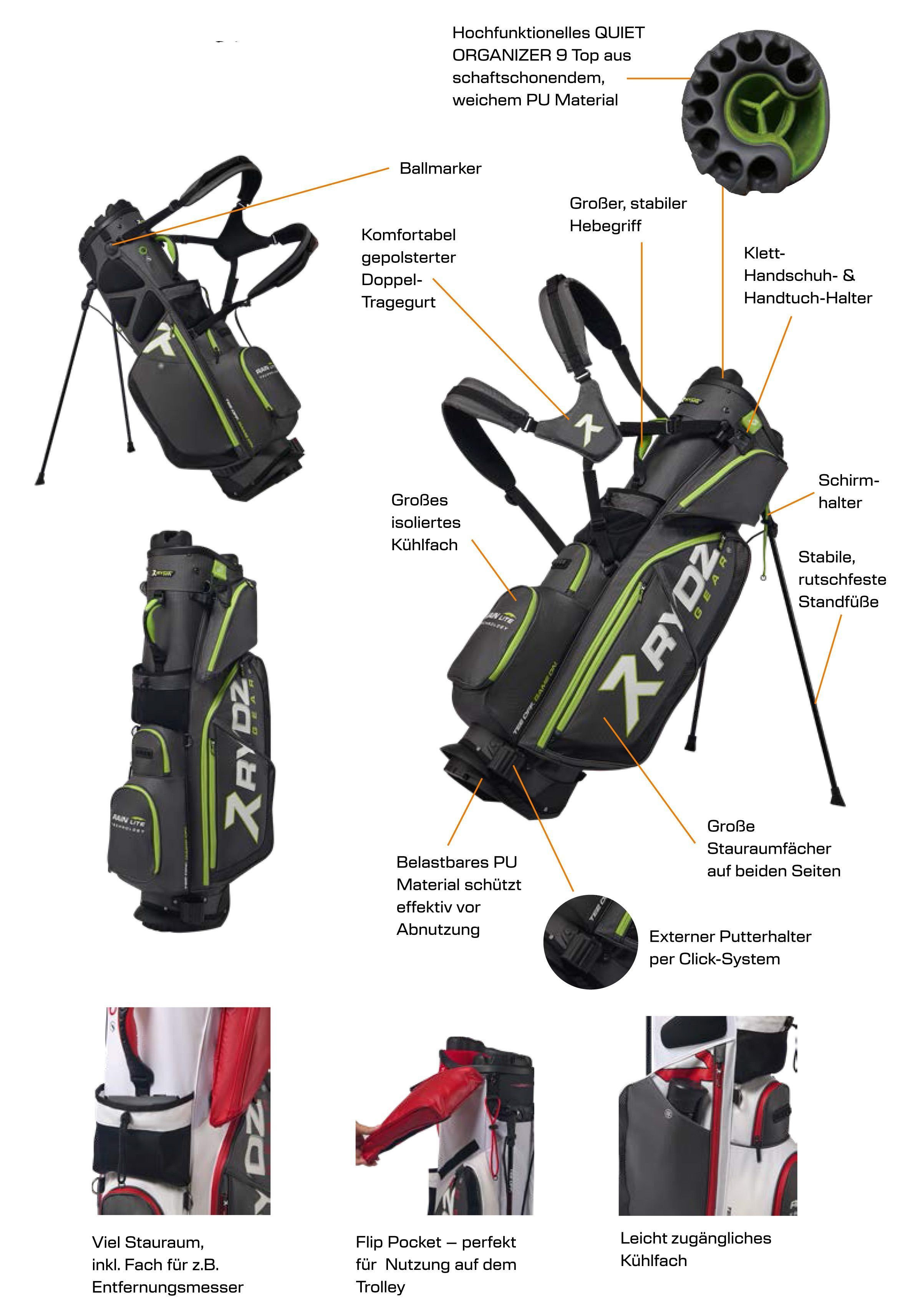 Rydz Gear Sidekick WR Standbag Specs