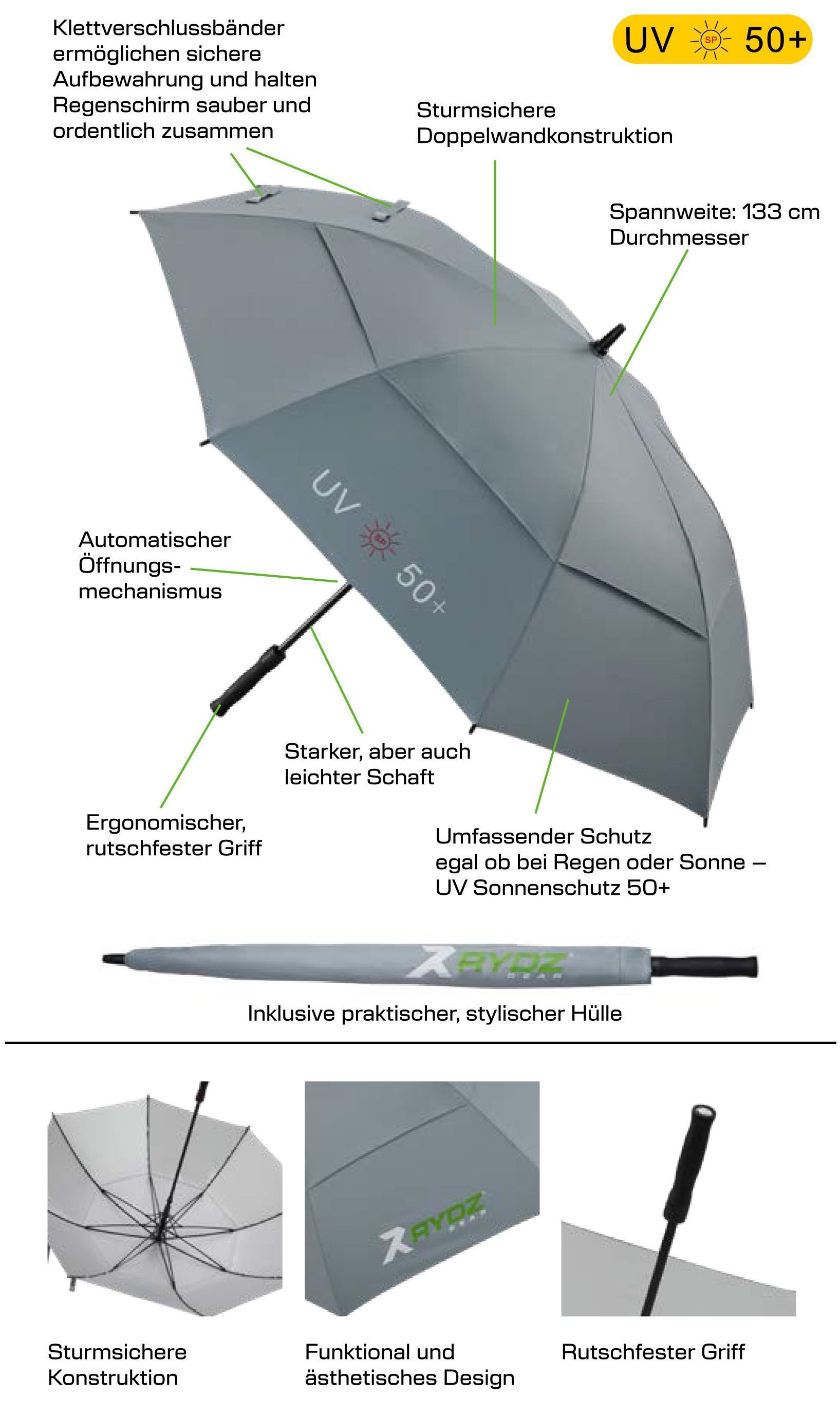 Rydz Gear UV-Schirm Specs