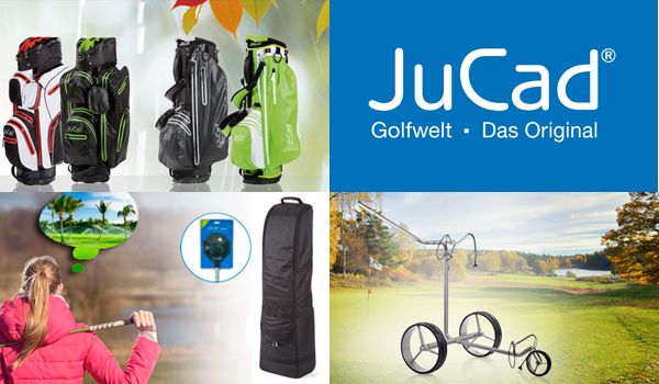 JuCad Golf Elektrotrolleys Golfbags Golf Accessoires