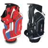 U.S. Kids Golf Carry & Cart Tournament Bag, rot/weiß/blau