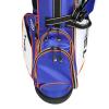 U.S. Kids Golf Tour Series Stand Bag, (TS51 / 130-137cm), blau/weiß/orange