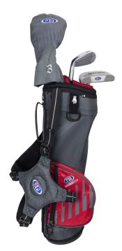 U.S. Kids Golf Starterset Ultralight UL39, 100-107cm, RH, grau/rot