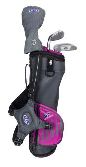 U.S. Kids Golf Starterset Ultralight UL39, 100-107cm, LH, grau/pink