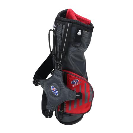 U.S. Kids Golf Ultralight Series Bag, UL39 / 100-107cm, grau/rot