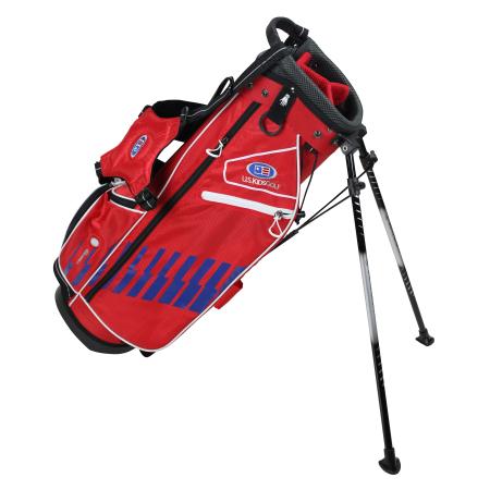 U.S. Kids Golf Ultralight Series Bag, UL54 / 137-145cm, rot/blau/weiß