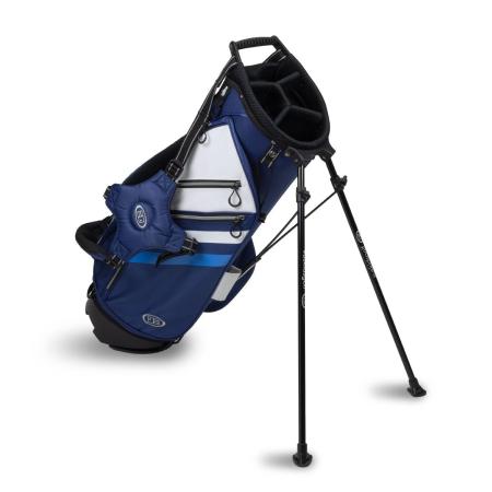 U.S. Kids Golf Tour Series Stand Bag, TS60 / 152-160cm, navy/weiß/silber