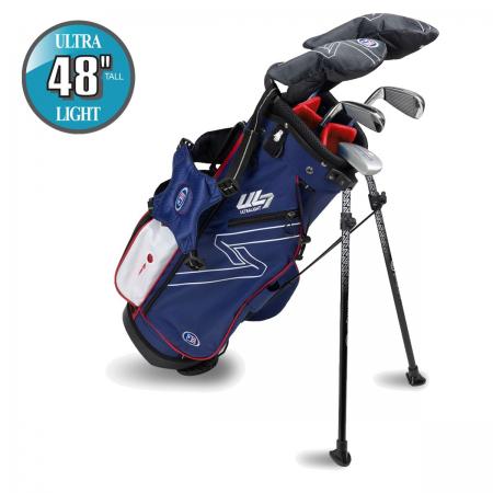U.S. Kids Golf UL7 Starterset Ultralight UL48, 5-teilig, 122-130cm, RH, navy/rot