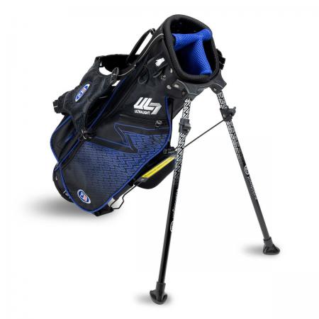 U.S. Kids Golf UL7 Ultralight Series Bag, UL45 / 115-122cm, schwarz/blau