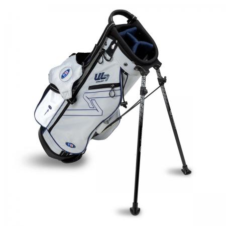 U.S. Kids Golf UL7 Ultralight Series Bag, UL51 / 130-137cm, hellgrau/navy
