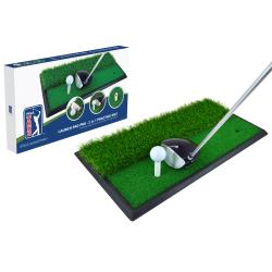 PGA Tour Launch Pad 2 in 1 Golf Übungs und Abschlagmatte