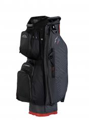 Sun Mountain Cartbag H2NO C100 WP, steel/schwarz/rot