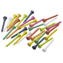 Silverline Holztees farbig 100 Stück