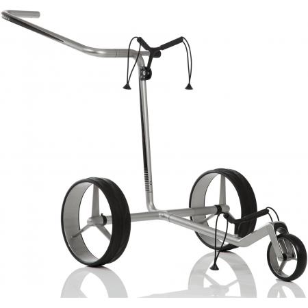 JuCad Carbon 3-Rad-Trolley, silber/schwarz