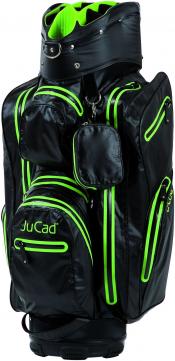 JuCad Cartbag Aquastop, schwarz/RV grün
