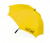 JuCad Teleskop Golfschirm, gelb