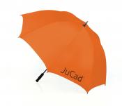 JuCad Teleskop Golfschirm, orange