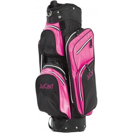 JuCad Cartbag Junior, schwarz/pink