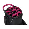 JuCad Cartbag Sporty, schwarz/pink