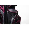 JuCad Cartbag Sporty, schwarz/pink