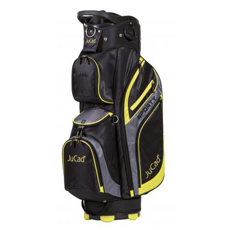 SALE JuCad Cartbag Sporty, schwarz/gelb