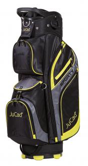 SALE JuCad Cartbag Sporty, schwarz/gelb