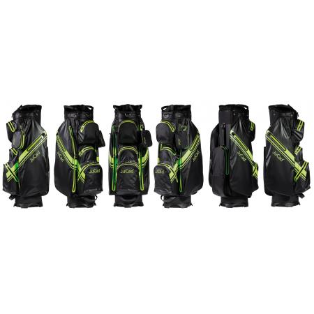 JuCad Cartbag Aquastop Plus Facelift, schwarz/grün