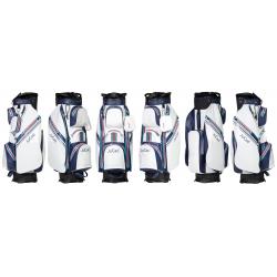 JuCad Cartbag Aquastop Plus blauweißrot Racing