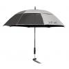 JuCad Teleskop Windproof & Window Golfschirm, silber (UV-Schutz)