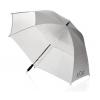 JuCad Teleskop Windproof & Window Golfschirm, silber (UV-Schutz)