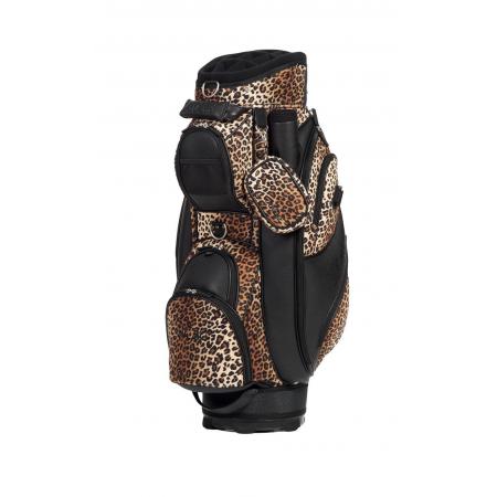 JuCad Cartbag Style, schwarz/Leopoard