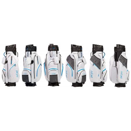 JuCad Cartbag Manager Waterstop, weiß/blau/grau