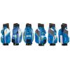 JuCad Cartbag Manager Waterstop, blau/weiß/grün