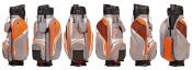 JuCad Cartbag Manager Waterstop, hellgrau/weiß/orange