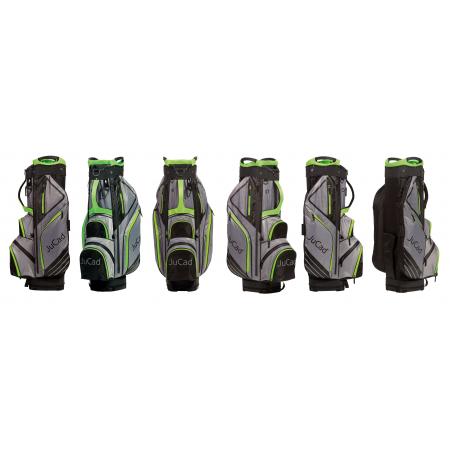 JuCad Cartbag Sportline, schwarz/grau/grün