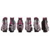 JuCad Cartbag Sportline, schwarz/grau/pink