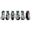 JuCad Cartbag Sportline, schwarz/grau/türkis