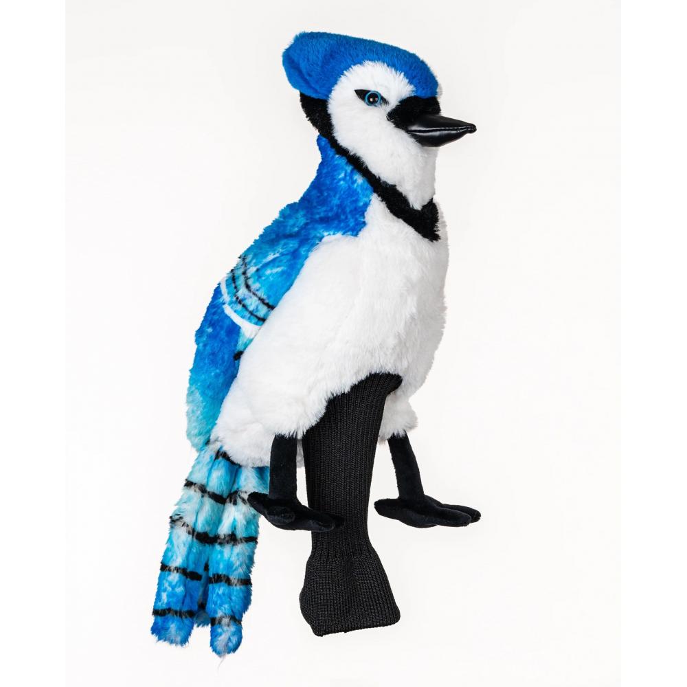 stuffed blue jay