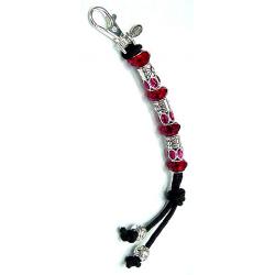 Crystal Zählkette rot