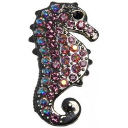 Navika Crystal Ballmarker Seepferdchen pink