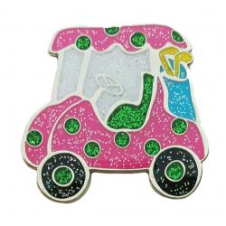 Navika Glitzy Ballmarker Pink Cart