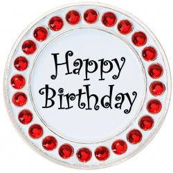 Navika Crystal Ballmarker Happy Birthday rot