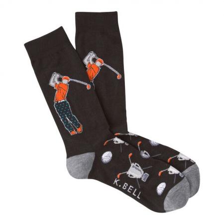 K. Bell Herren-Golfsocken Golfer