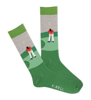 K. Bell Herren-Golfsocken Focused Golfer