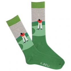 K Bell HerrenGolfsocken Focused Golfer