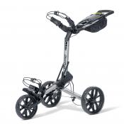 Bag Boy Slimfold 3-Rad Push Trolley, silber/schwarz