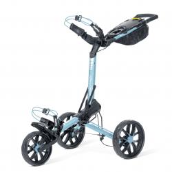 Bag Boy Slimfold 3Rad Push Trolley eisblauweiß