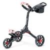Bag Boy Nitron 3-Rad Push Trolley, schwarz/rot