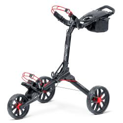 Bag Boy Nitron 3Rad Push Trolley schwarzrot